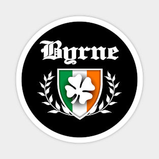 Byrne Shamrock Crest Magnet